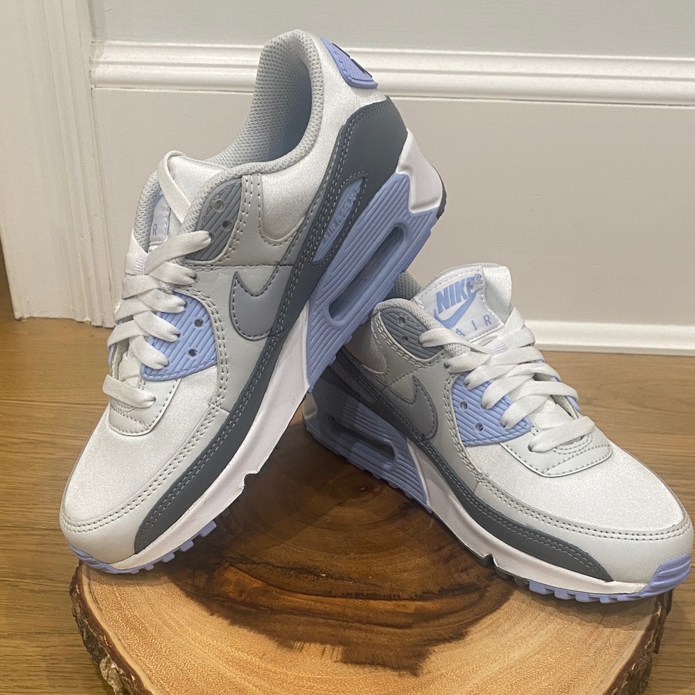 Nike Air Max 90 Women's in Gray and Light Purple